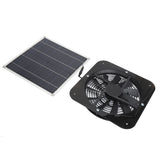 Solar Panel Fan Kit Solar Exhaust Fan 100W Solar Powered Panel with 10inch Round Fan for Greenhouse Shed Chicken Coop Black - Extra Image