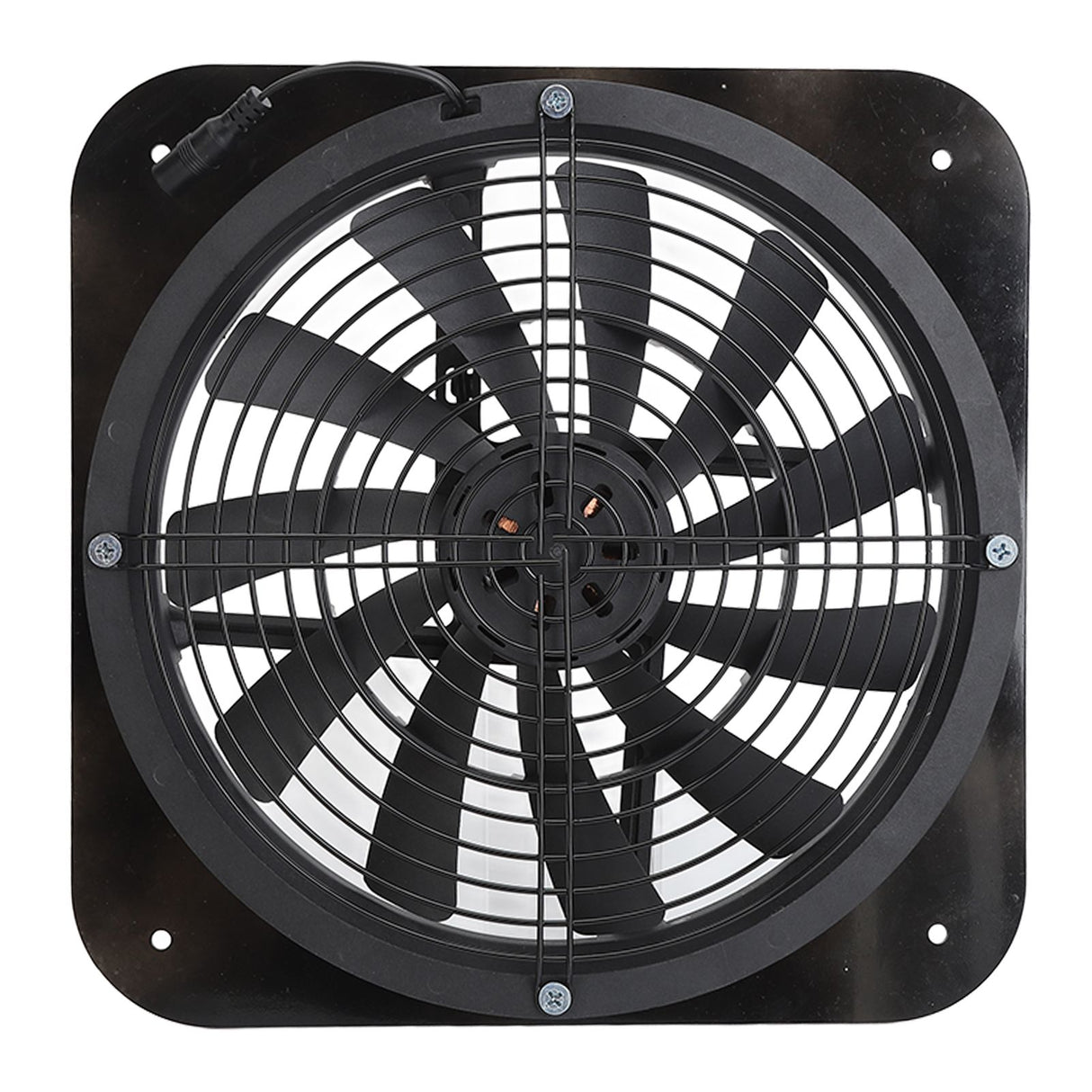 Solar Panel Fan Kit Solar Exhaust Fan 100W Solar Powered Panel with 10inch Round Fan for Greenhouse Shed Chicken Coop Black
