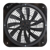 Solar Panel Fan Kit Solar Exhaust Fan 100W Solar Powered Panel with 10inch Round Fan for Greenhouse Shed Chicken Coop Black - Extra Image