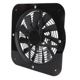 Solar Panel Fan Kit Solar Exhaust Fan 100W Solar Powered Panel with 10inch Round Fan for Greenhouse Shed Chicken Coop Black - Extra Image