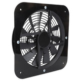 Solar Panel Fan Kit Solar Exhaust Fan 100W Solar Powered Panel with 10inch Round Fan for Greenhouse Shed Chicken Coop Black - Extra Image
