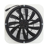 Solar Panel Fan Kit Solar Exhaust Fan 100W Solar Powered Panel with 10inch Round Fan for Greenhouse Shed Chicken Coop White