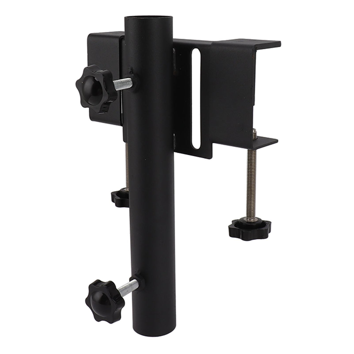 Pickup Flagpole Mount Firm Support Steel Universal Truck Flagpole Holder for Most Pickups Black