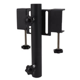 Pickup Flagpole Mount Firm Support Steel Universal Truck Flagpole Holder for Most Pickups Black - Side View