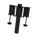 Pickup Flagpole Mount Firm Support Steel Universal Truck Flagpole Holder for Most Pickups Black - Close-Up Angle