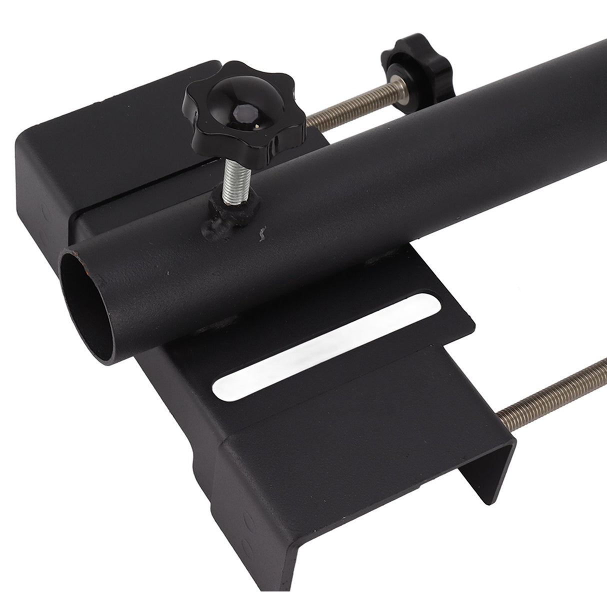 Pickup Flagpole Mount Firm Support Steel Universal Truck Flagpole Holder for Most Pickups Black