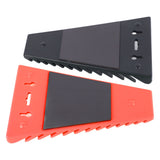 2 Packs Magnetic Wrench Organizer 12 Slots Strong ABS Space Saving Magnetic Wrench Rack for 6 to 24mm 1/4in to 1/16in