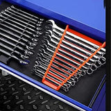 2 Packs Magnetic Wrench Organizer 12 Slots Strong ABS Space Saving Magnetic Wrench Rack for 6 to 24mm 1/4in to 1/16in - Extra Image