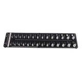Bolt Thread Identifier with US Metric Units Highly Accurate Bolt Nut Identifier Gauge for Machinery Manufacturing Car Repairing - Side View