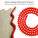 Woodworking Profile Strip Excellent Resilience Gear Driven Chain Rugged Flexible Curve Template Strip for Woodworkers