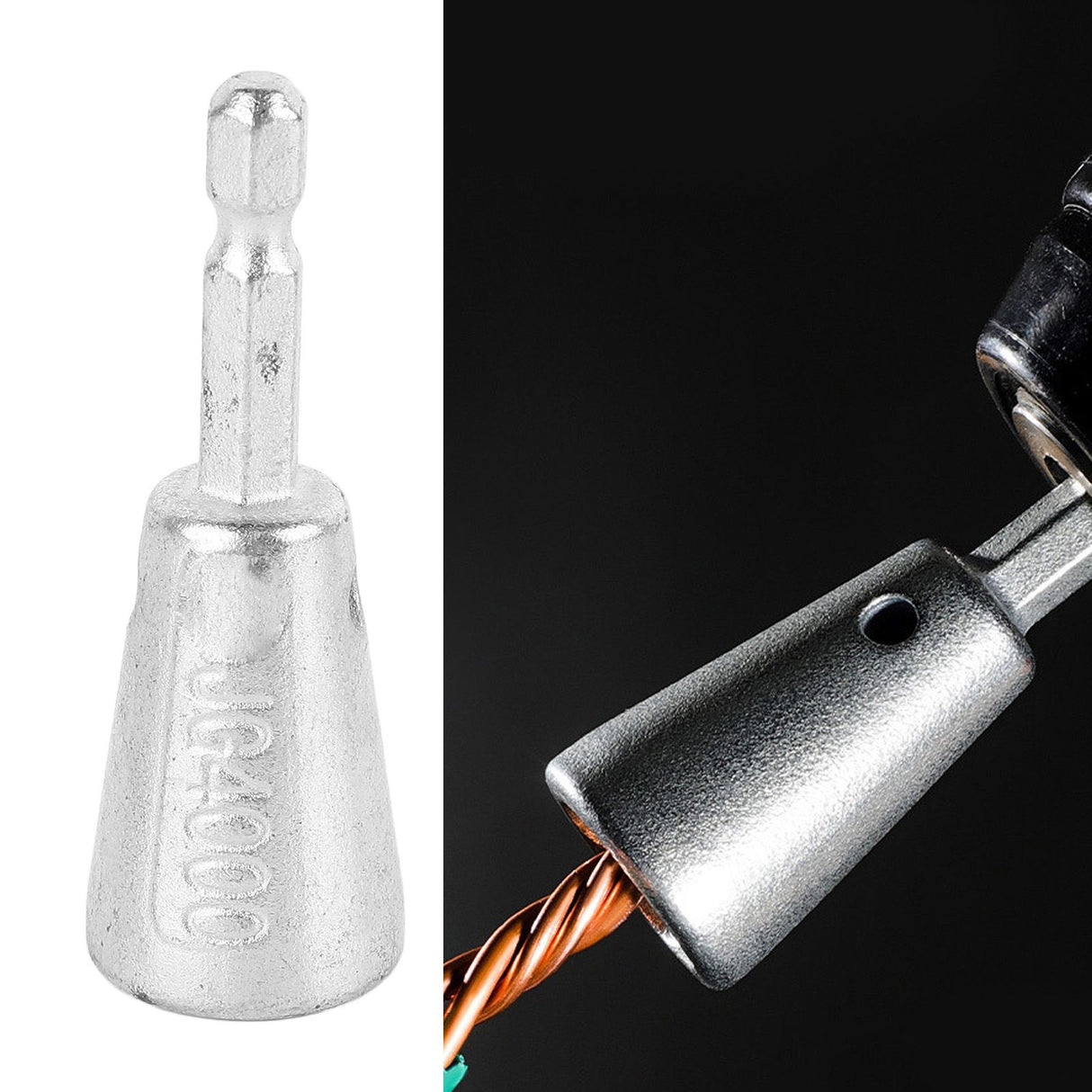 Wire Twisting Tool Nut Driver Steel Enhanced Wiring Efficiency Spin Twist Wire Connector Socket for Drill and Wire Connector Driver