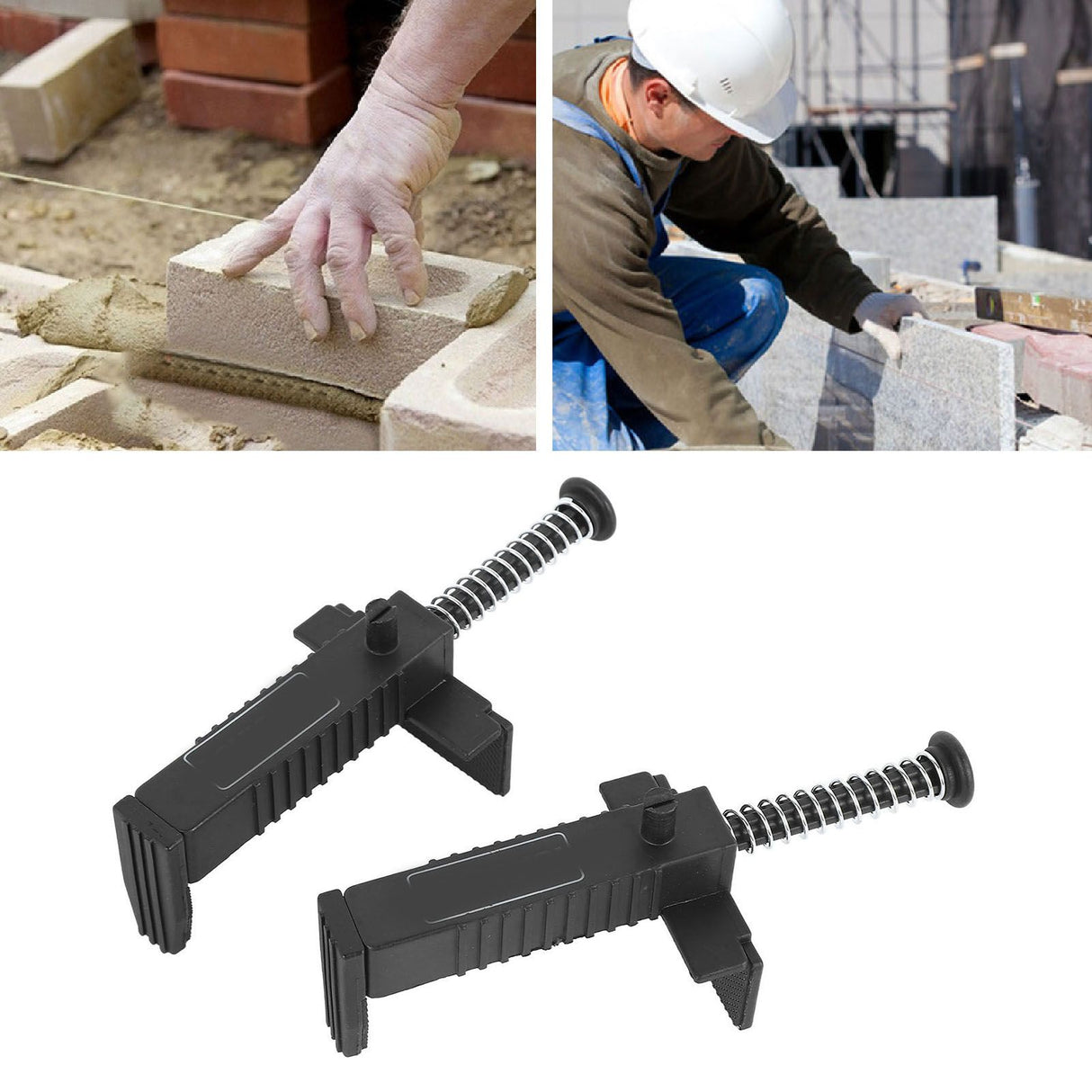 2PCS Brick Liner Runner Wire Drawer Bricklaying Tool Leveling Measuring Tool Engineering Accessory Masonry Tools