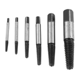 6 Pcs Damaged Screw Extractor with Yellow Storage Box Steel Stripped Bolt Remover for Home Repairs Automotive Mechanical Repairs - Extra Image
