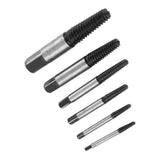 6 Pcs Damaged Screw Extractor with Yellow Storage Box Steel Stripped Bolt Remover for Home Repairs Automotive Mechanical Repairs - Extra Image