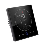 Wireless Smart Thermostat for Home Accurate Programmable Thermostat Wall Mounted Boiler Thermostat AC95‑240V Square Black