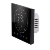 Wireless Smart Thermostat for Home Accurate Programmable Thermostat Wall Mounted Boiler Thermostat AC95‑240V Square Black