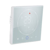 LED Smart Thermostat 7 Day Programmable Smart Wireless Home Thermostat Controller Panel for Electric Heating AC95‑240V White - Front View