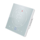 LED Smart Thermostat 7 Day Programmable Smart Wireless Home Thermostat Controller Panel for Electric Heating AC95‑240V White