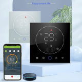 LED Smart Thermostat 7 Day Programmable Smart Wireless Home Thermostat Controller Panel for Electric Heating AC95‑240V White