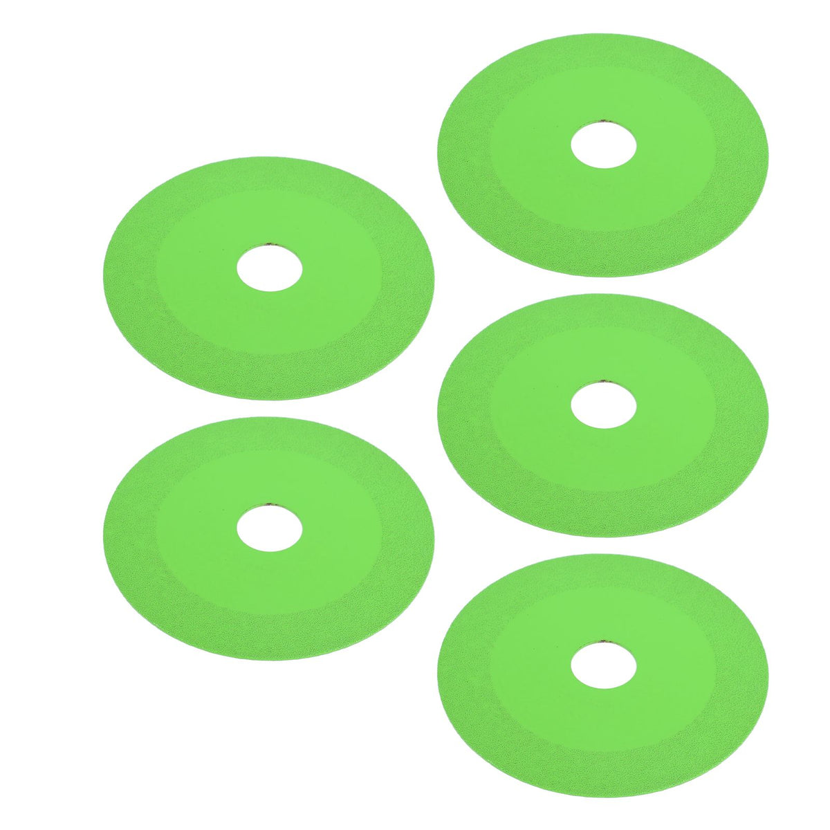 5pcs Glass Cutting Disc 1mm Cutting Blade Ultra Thin Saw BladeWheel Glass Ceramic Cutting for Angle Grinder Green