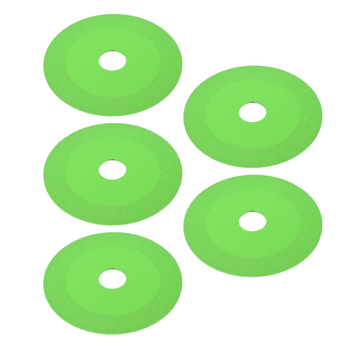 5pcs Glass Cutting Disc 1mm Cutting Blade Ultra Thin Saw BladeWheel Glass Ceramic Cutting for Angle Grinder Green