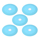 5Pcs 100mm 4 Inch Glass Cutting Disc Diamond Glass Cutting Disc Ultra Thin Saw Blade for Grinding Glass Jade Wine Bottles Tile Blue - Front View