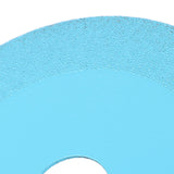 5Pcs 100mm 4 Inch Glass Cutting Disc Diamond Glass Cutting Disc Ultra Thin Saw Blade for Grinding Glass Jade Wine Bottles Tile Blue