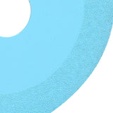 5Pcs 100mm 4 Inch Glass Cutting Disc Diamond Glass Cutting Disc Ultra Thin Saw Blade for Grinding Glass Jade Wine Bottles Tile Blue - Extra Image