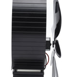 Heat Powered Stove Fan 7 Blade Moon Model Silent Operation Circulating Warm Air Highly Efficient Log Burner Fan For Wood Stove Accessories Black - Extra Image