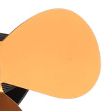 Wood Stove Fan 4 Blades Fireplace Fan Heat Powered Fast Warm Circulation Moon Star Pattern Termal Fan for Camping Outdoor Gold - Extra Image