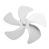 Stove Fan Blade Replacement Aluminum Alloy Enhance Warm Air Circulation Fireplace Fan 5 Blade for Stove Fan Accessories Silver - Extra Image