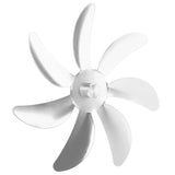 Stove Fan Aluminum Alloy Blade 7 Blades Easy Installation Universal Fireplace Fan Blade Replacement for Fireplace Fan Silver
