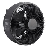 Round Fireplace Fan Heat Powered Stove Fan Aluminum Alloy Wood Burner Kerosene Stove Fan for Household Use