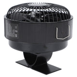 Round Fireplace Fan Heat Powered Stove Fan Aluminum Alloy Wood Burner Kerosene Stove Fan for Household Use