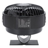 Round Fireplace Fan Heat Powered Stove Fan Aluminum Alloy Wood Burner Kerosene Stove Fan for Household Use
