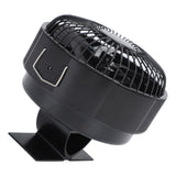Round Fireplace Fan Heat Powered Stove Fan Aluminum Alloy Wood Burner Kerosene Stove Fan for Household Use