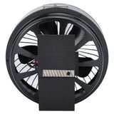Round Fireplace Fan Heat Powered Stove Fan Aluminum Alloy Wood Burner Kerosene Stove Fan for Household Use