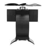 Wood Stove Fan Pipe Fireplace Fan 7 Blades Stove Fan On Chimney Silent Motors Heat Powered Wood Stove Fan Magnetic Wall Mount Black - Extra Image