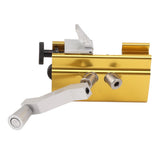 Portable Chainsaw Sharpener Hand Cranked Chainsaw Clamp Sharpening Jig Bits Kit Sturdy Easy to Use for Chain Saws