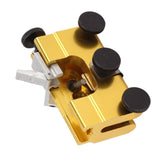Portable Chainsaw Sharpener Hand Cranked Chainsaw Clamp Sharpening Jig Bits Kit Sturdy Easy to Use for Chain Saws - Close-Up Angle