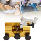 Portable Chainsaw Sharpener Hand Cranked Chainsaw Clamp Sharpening Jig Bits Kit Sturdy Easy to Use for Chain Saws
