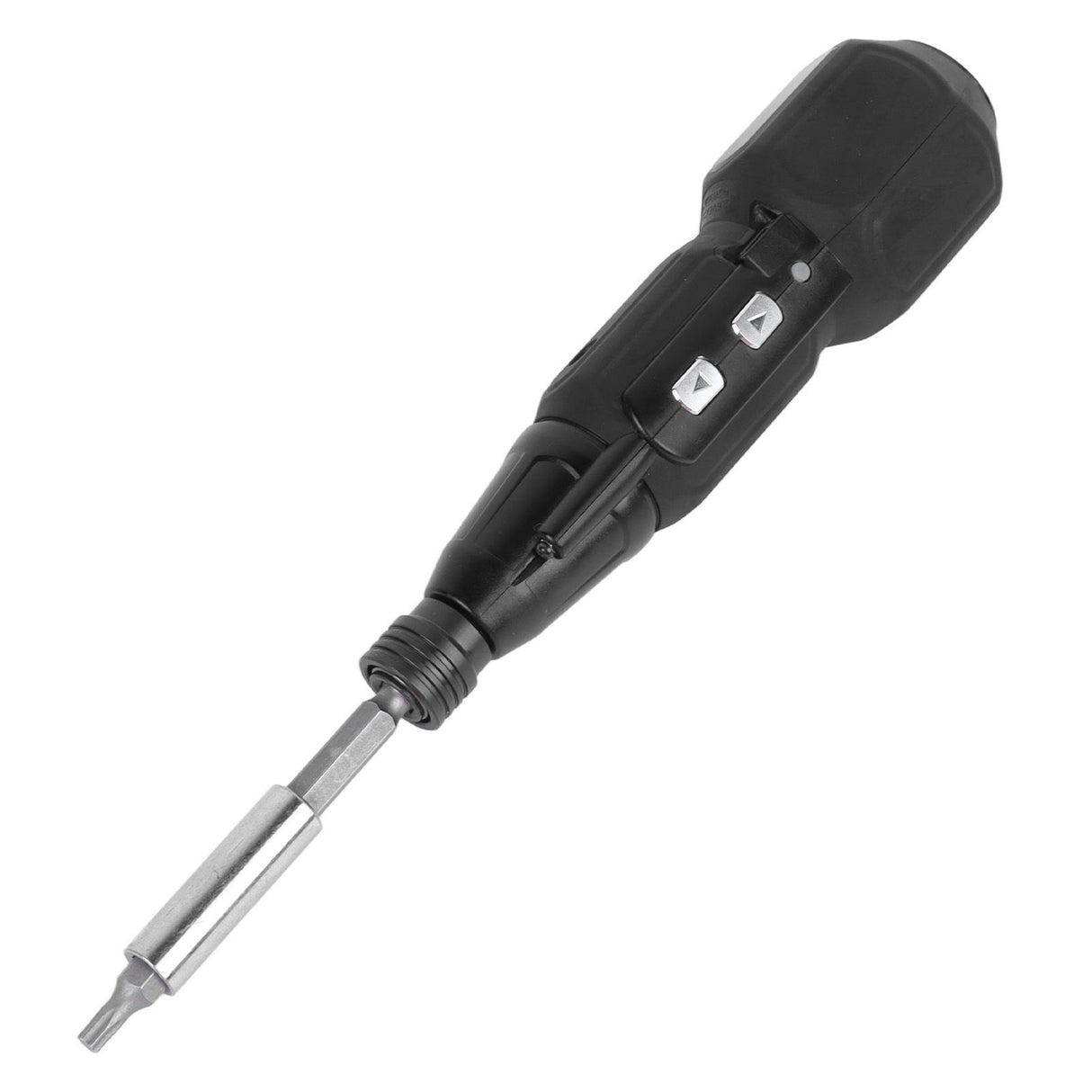 Cordless Electric Screwdriver with LED Light Alloy Steel 900mAh USB Charging Electric Manual 2 in 1 Power Screwdriver Set Black
