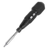Cordless Electric Screwdriver with LED Light Alloy Steel 900mAh USB Charging Electric Manual 2 in 1 Power Screwdriver Set Black