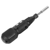 Cordless Electric Screwdriver with LED Light Alloy Steel 900mAh USB Charging Electric Manual 2 in 1 Power Screwdriver Set Black - Extra Image