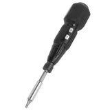 Cordless Electric Screwdriver with LED Light Alloy Steel 900mAh USB Charging Electric Manual 2 in 1 Power Screwdriver Set Black - Extra Image