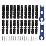 Solar Connectors with 10 Pairs Male Female Plug Spanners Waterproof Flame Retardant Solar Panel Cable Connectors