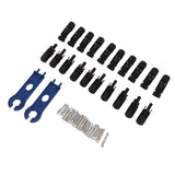 Solar Connectors with 10 Pairs Male Female Plug Spanners Waterproof Flame Retardant Solar Panel Cable Connectors