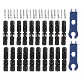 Solar Connectors with 10 Pairs Male Female Plug Spanners Waterproof Flame Retardant Solar Panel Cable Connectors