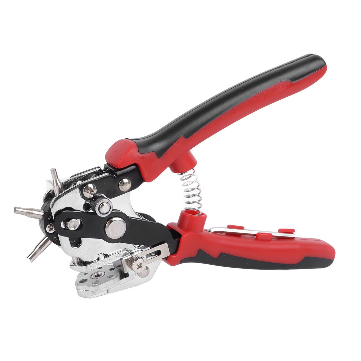 Leather Hole Puncher Punch Plier for Belts Watch Bands Handbag Straps Fabric DIY Home Craft Projects Multi Hole Sizes Make