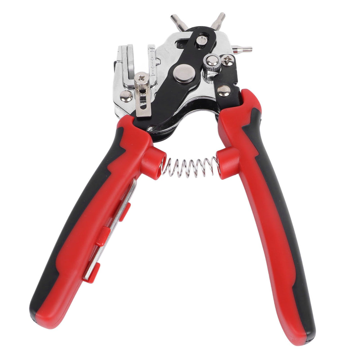 Leather Hole Puncher Punch Plier for Belts Watch Bands Handbag Straps Fabric DIY Home Craft Projects Multi Hole Sizes Make